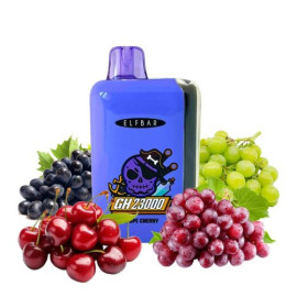 Одноразова електронна сигарета Elf Bar Raya D3 Grape Cherry (Грейп Чері) 25000 тяг