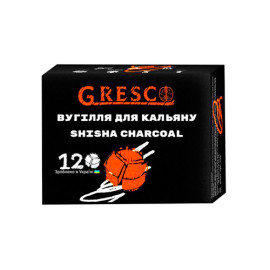 Вугілля горіхове Gresco під калауд 12 шт