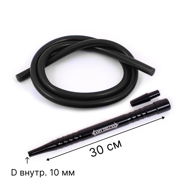 AMY Силіконовий шланг Deluxe Aluminium Black