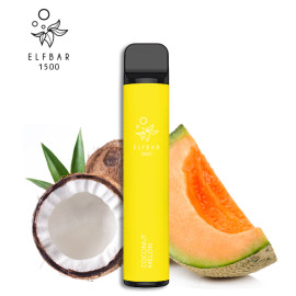 Одноразова електронна сигарета Elf Bar Coconut Melon (Коконат Мелон) 1500 тяг