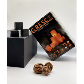 Вугілля горіхове Gresco 1 кг 72 шт