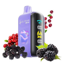 Одноразова електронна сигарета Elf Bar Raya D3 Blackberry Cranberry 25000 тяг