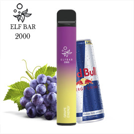 Одноразова електронна сигарета Elf Bar TE Grape Energy (Грейп Енерджі) 2000 тяг