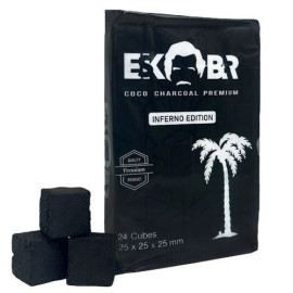 Вугілля кокосове Escobar 24 шт (без коробки)