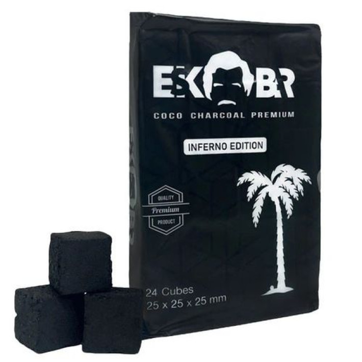 Уголь кокосовый Escobar 24 шт (без коробки)