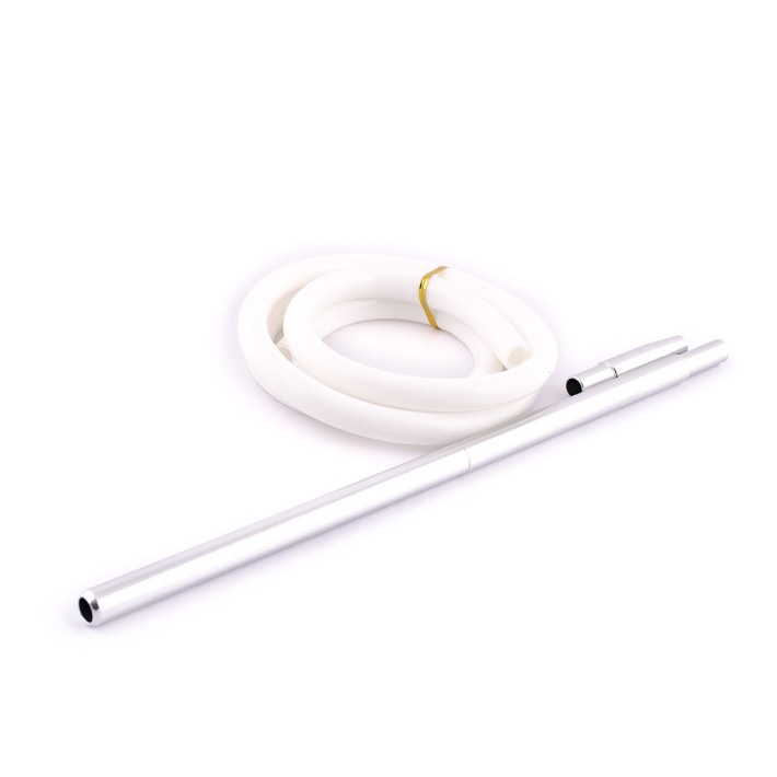 AMY Силіконовий шланг Aluminium Long Original White
