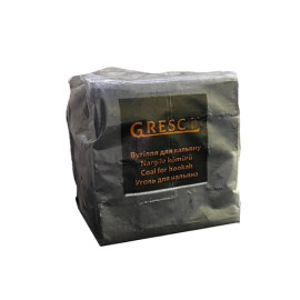 Вугілля горіхове Gresco 1 кг 64 шт (без коробки)