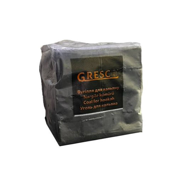Вугілля горіхове Gresco 1 кг 64 шт (без коробки)