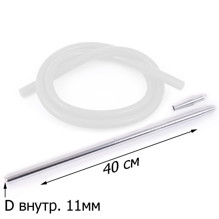 MYA Силіконовий шланг Deluxe Aluminium Long White