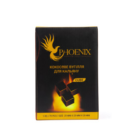 Вугілля кокосове Phoenix 1 кг 72 шт