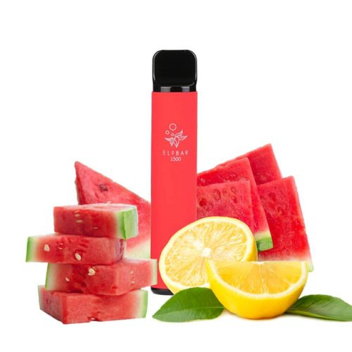 Одноразова електронна сигарета Elf Bar Ultra Watermelon Lemon (Ватермелон Лемон) 1500 тяг