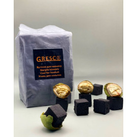 Вугілля горіхове Gresco 1 кг 72 шт (без коробки)